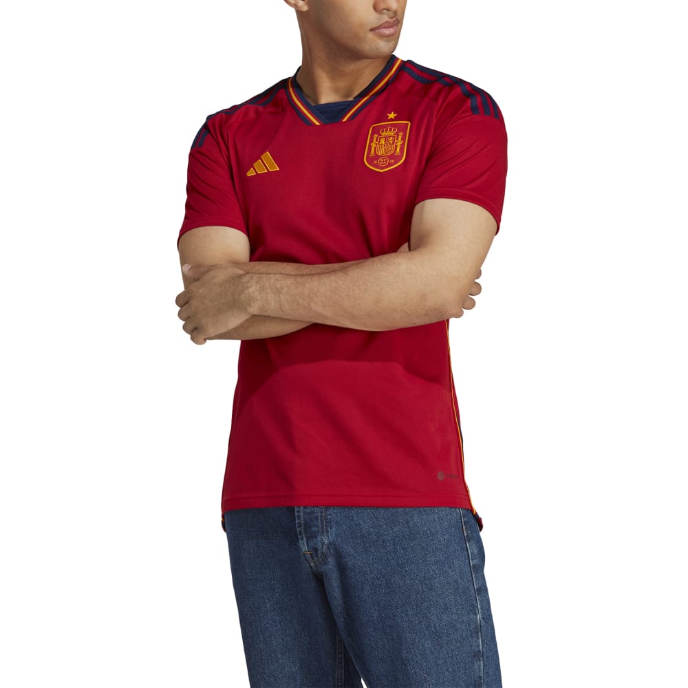Adidas Spania Fotballdrakt VM 2022 Hjemme