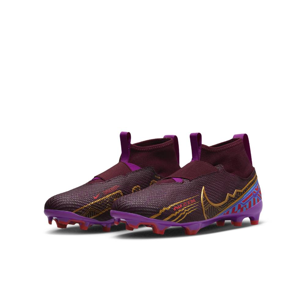 Nike Mercurial Zoom Superfly 9 Pro FG/MG Fotballsko Barn Mbappé