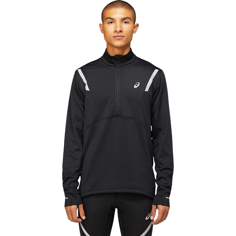 Asics Lite-Show Winter 1/2 Zip Løpetrøye Herre Sort 