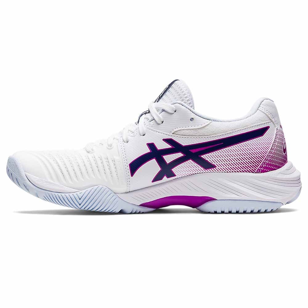 Asics Netburner Ballistic FF 3 Hallsko Dame Hvit/Lilla