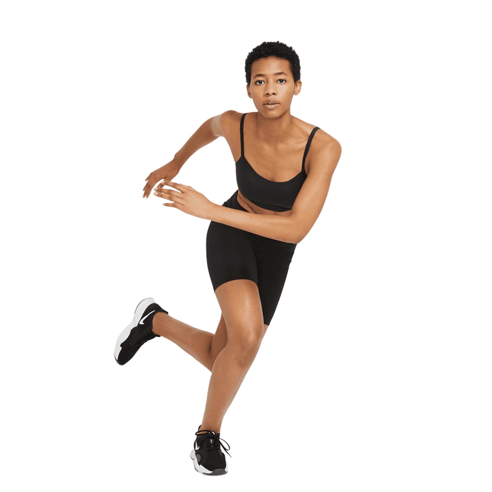 Nike One Mid-Rise 7" Tights 2.0 Dame Sort 