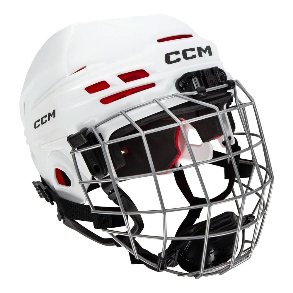 Ccm Tacks 70 Barn Combo Hockeyhjelm Hvit