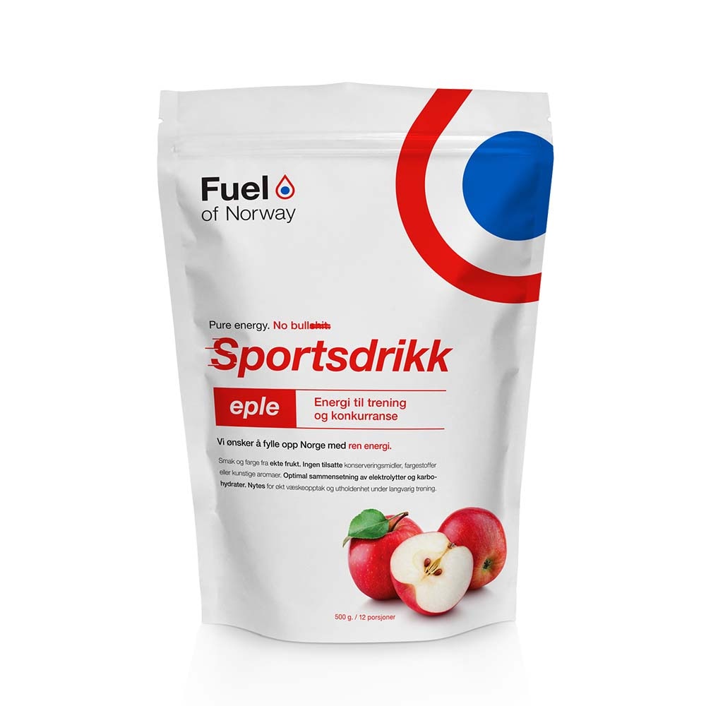 Fuel of Norway Sportsdrikke 0.5kg Eple