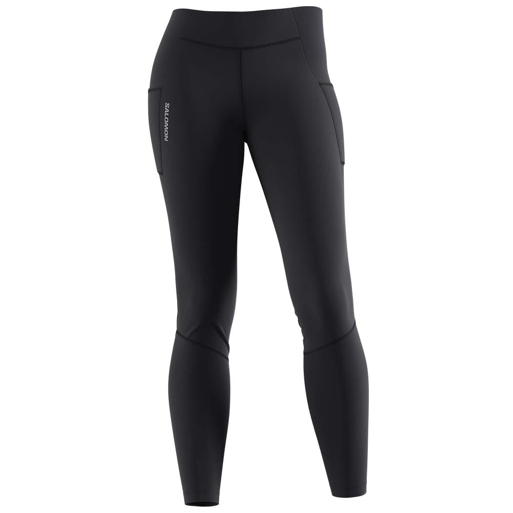 Salomon Cross Run 28" Tights Dame Sort 