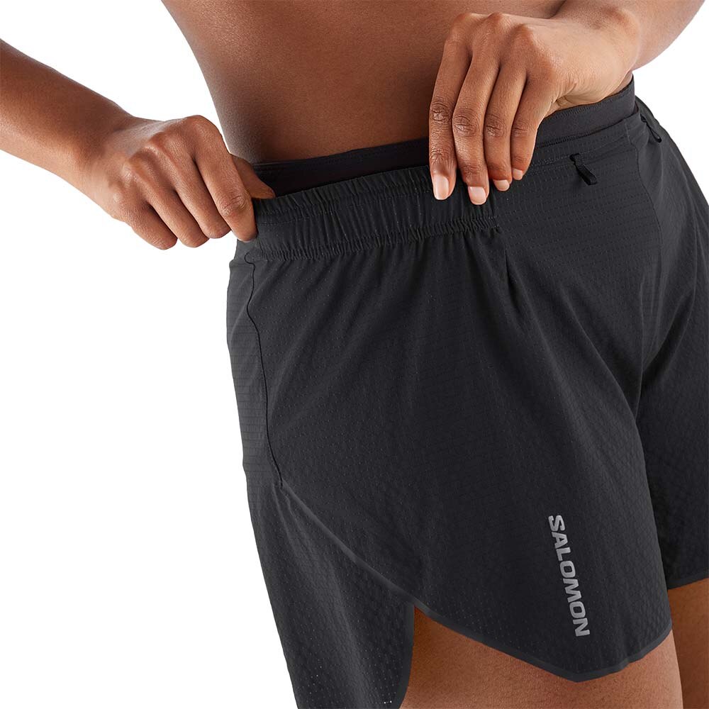 Salomon Sense Aero 5" Løpeshorts Dame Sort