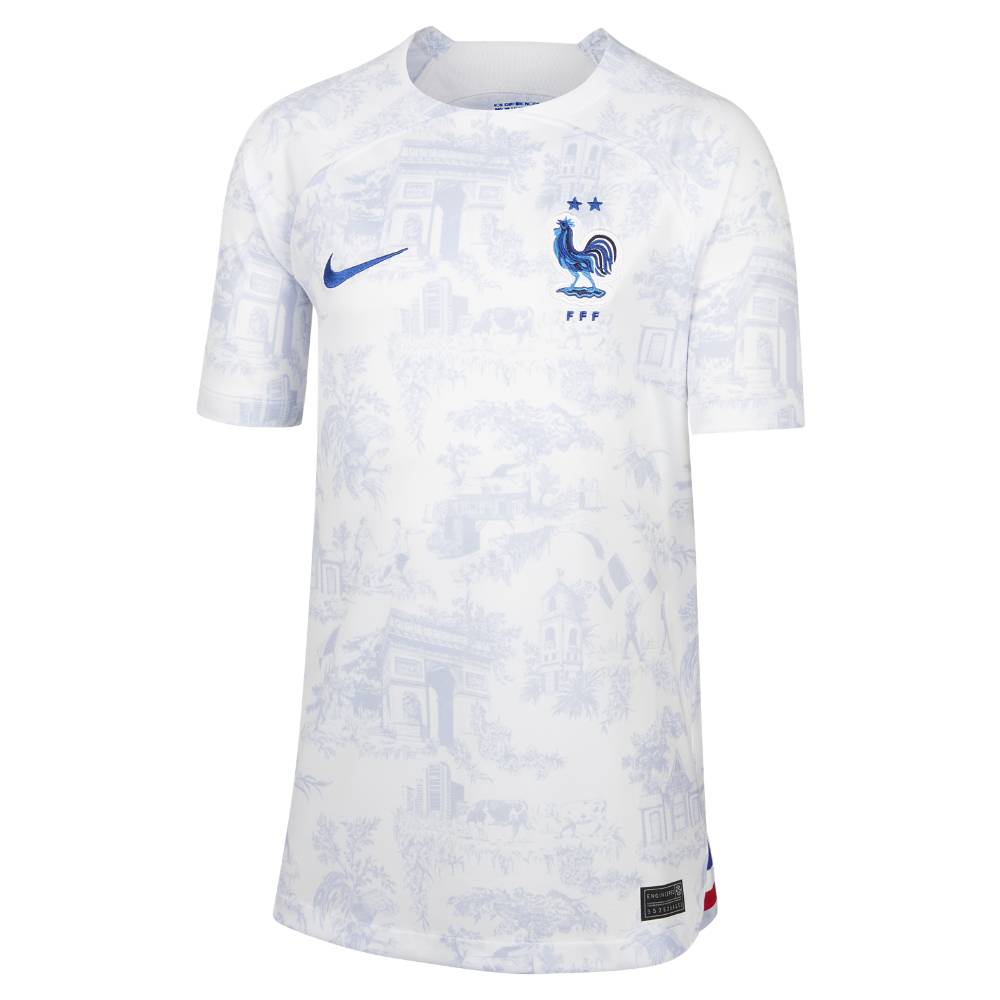 Nike Frankrike Fotballdrakt VM 2022 Borte Barn