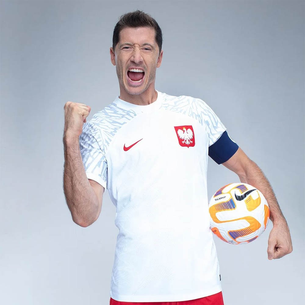 Nike Polen Fotballdrakt VM 2022 Hjemme Barn