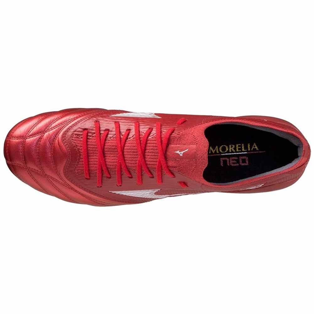 Mizuno Morelia Neo III Beta Elite FG Fotballsko Passion Red