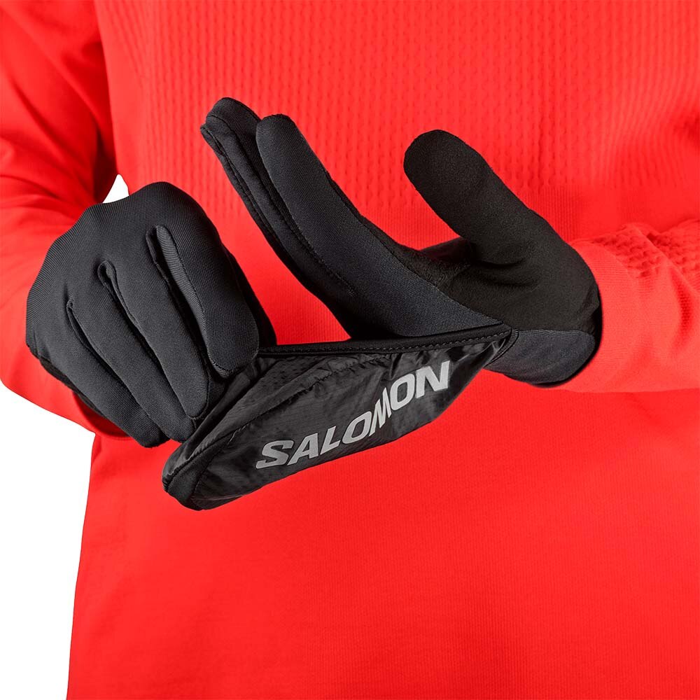 Salomon Fast Wing Winter Hanske Sort 