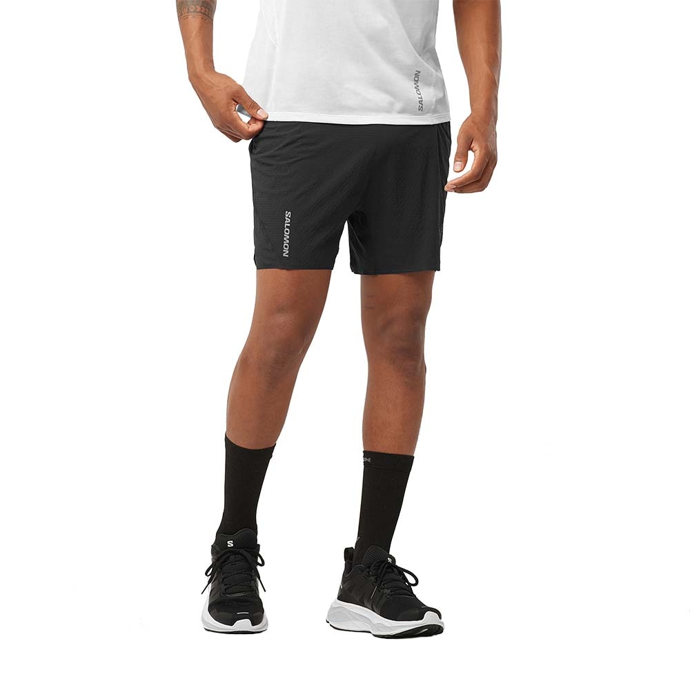 Salomon Sense Aero 5" Løpeshorts Herre Sort 