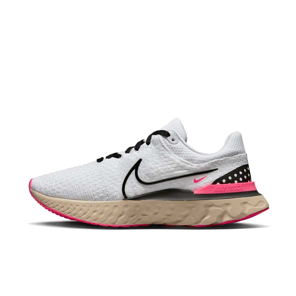 Nike React Infinity Run Flyknit 3 Joggesko Herre Hvit/Rosa 