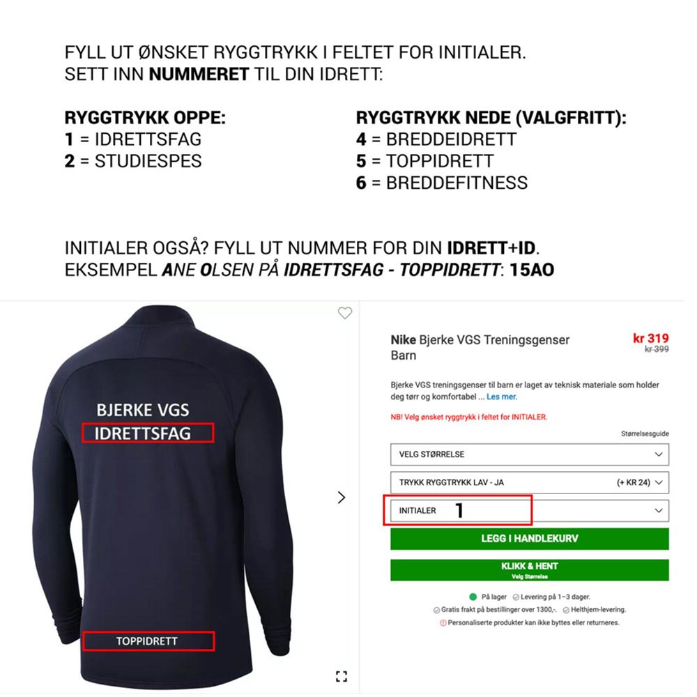 Nike Bjerke VGS Treningstrøye Dame