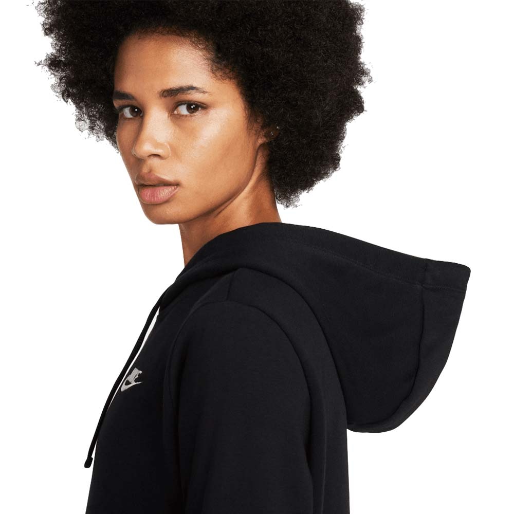 Nike Sportswear Club Fleece Hettegenser Dame Sort 