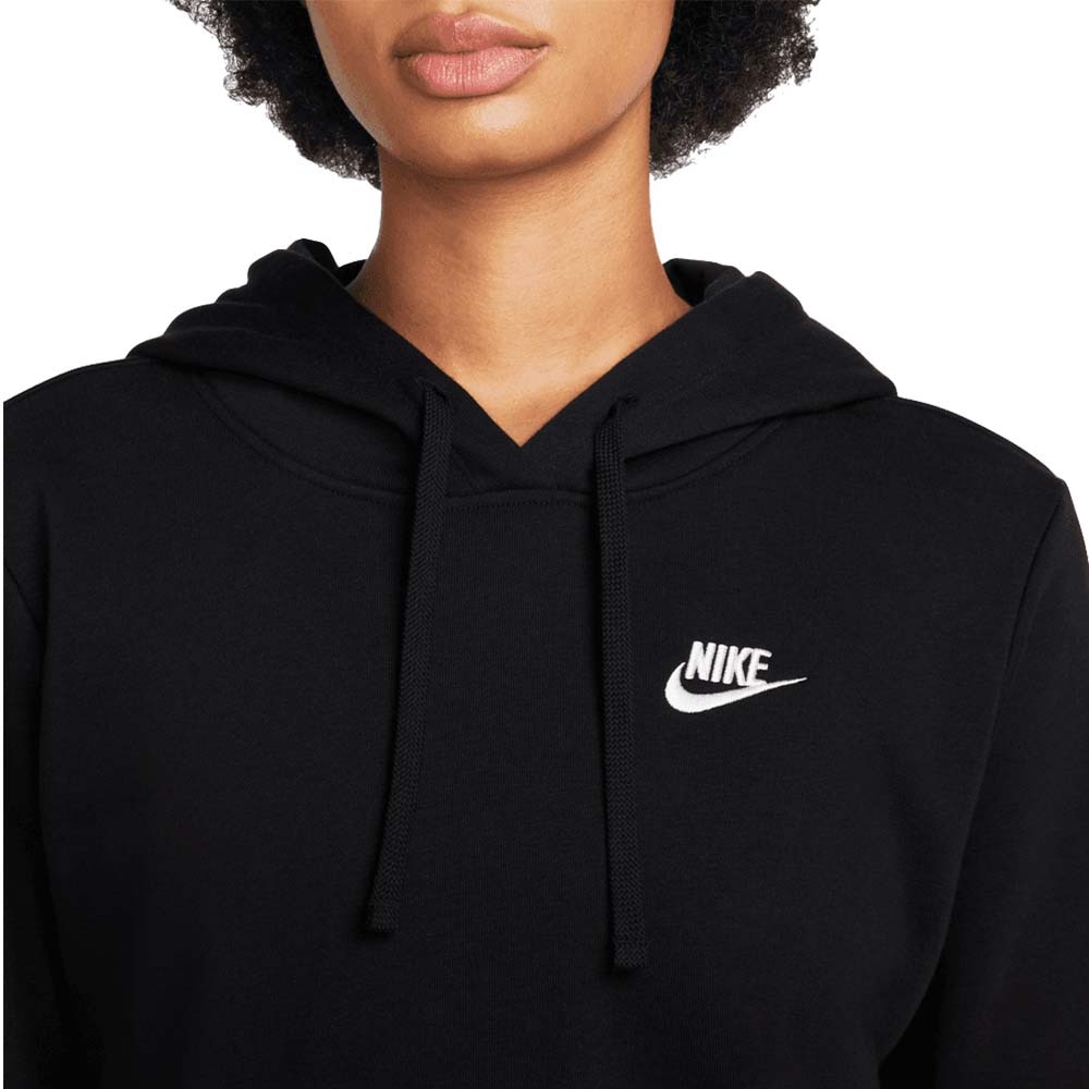 Nike Sportswear Club Fleece Hettegenser Dame Sort 