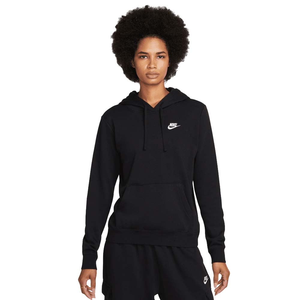 Nike Sportswear Club Fleece Hettegenser Dame Sort 