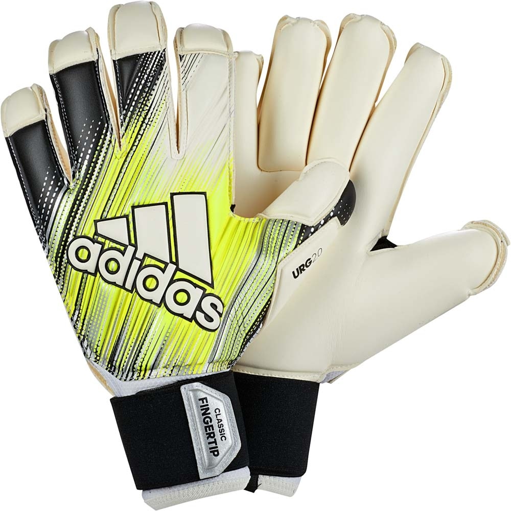 Adidas Classic Pro Fingertip Keeperhansker Sort/Gul