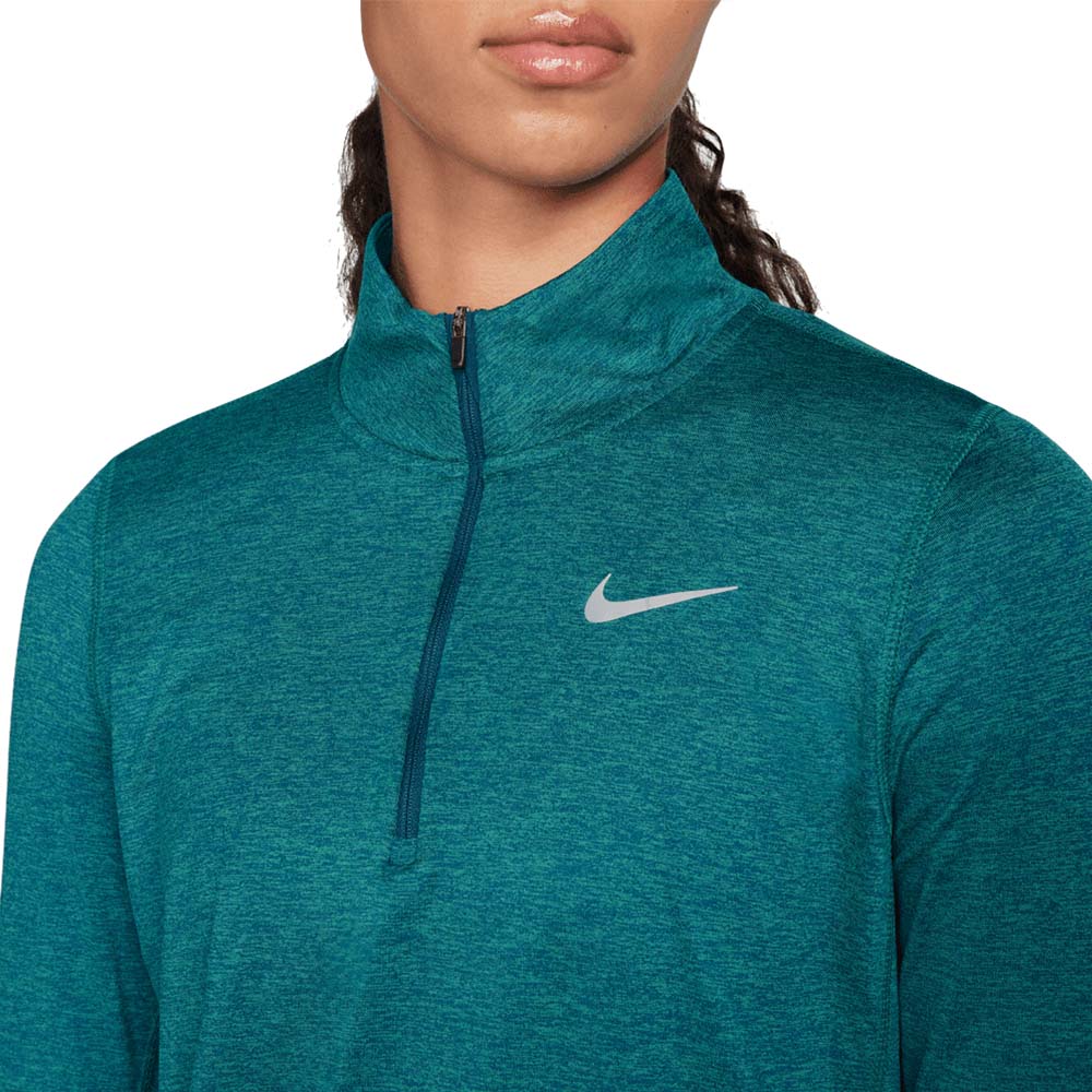 Nike Dri-Fit Element Half-Zip Løpetrøye Dame Blå