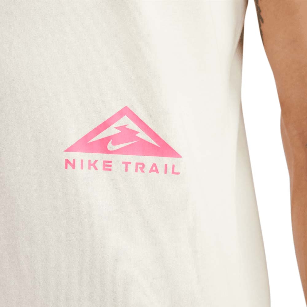 Nike Dri-Fit Trail Kortermet Trøye Herre Beige