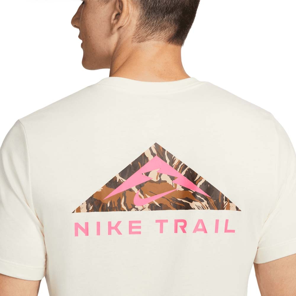 Nike Dri-Fit Trail Kortermet Trøye Herre Beige