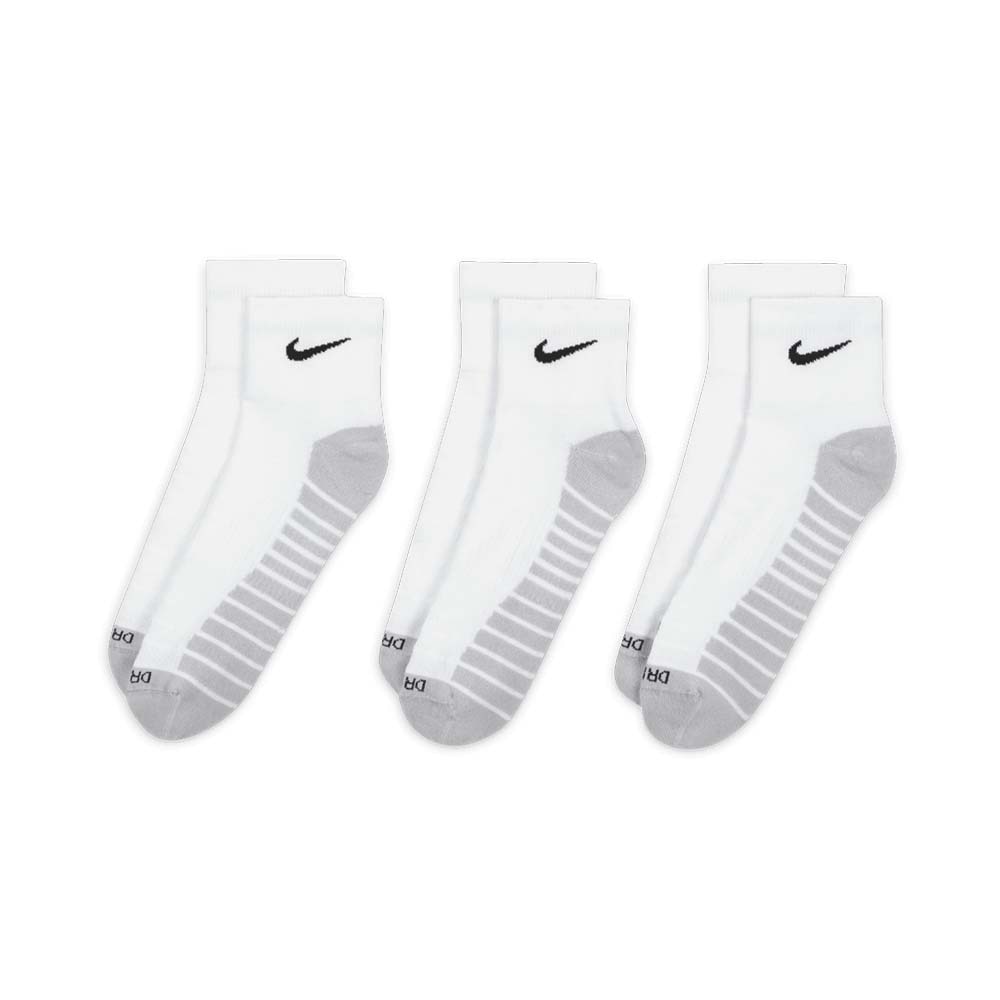 Nike Everyday Max Cushion Ankelsokker 3-Pack Hvit
