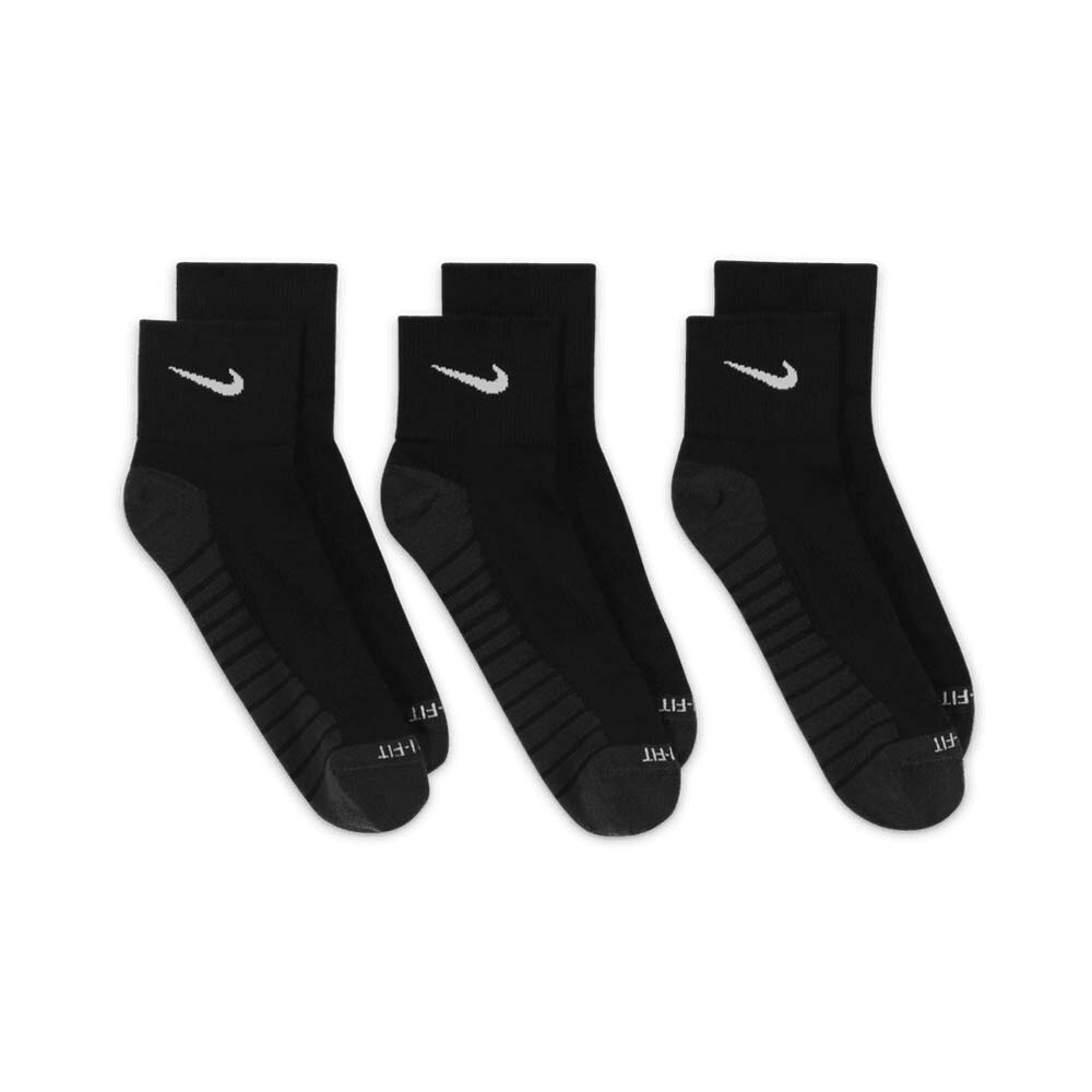 Nike Everyday Max Cushion Ankelsokker 3-Pack Sort