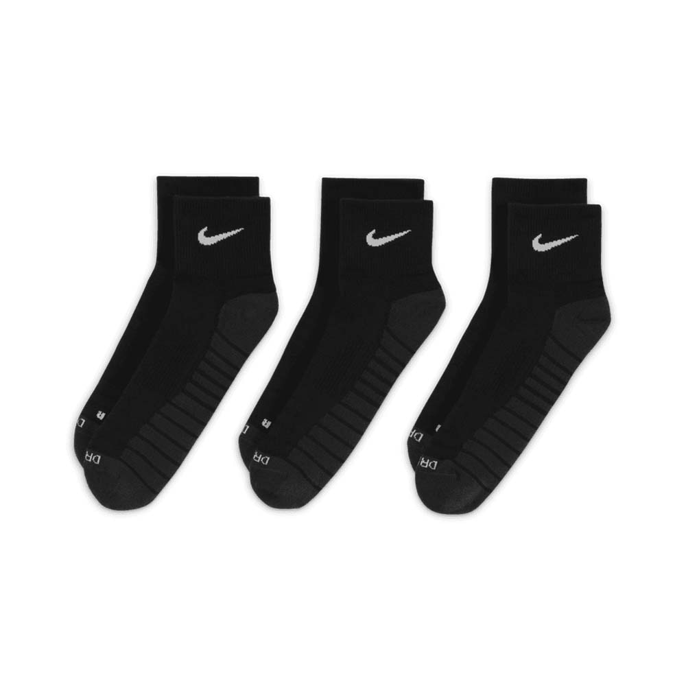 Nike Everyday Max Cushion Ankelsokker 3-Pack Sort