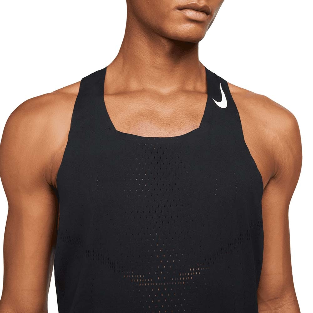 Nike ADV Aeroswift Singlet Herre Sort