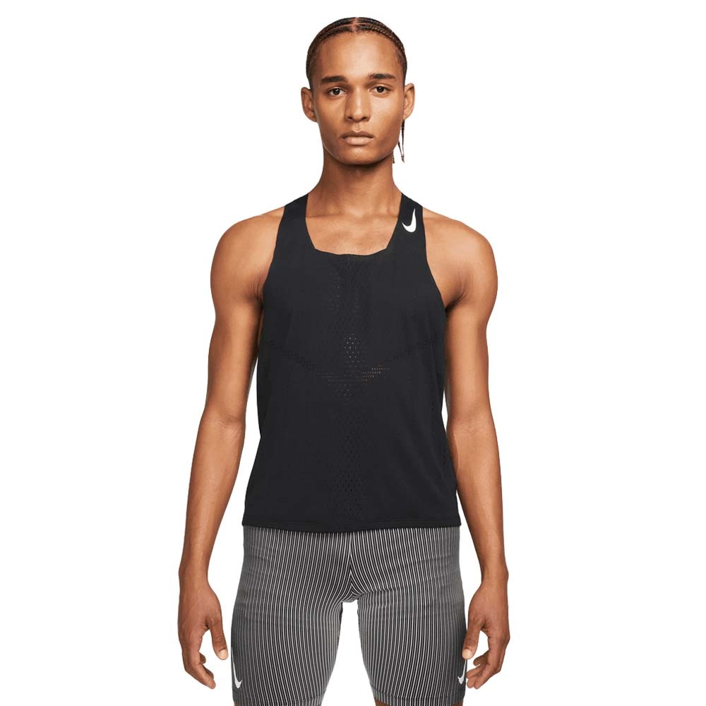 Nike ADV Aeroswift Singlet Herre Sort