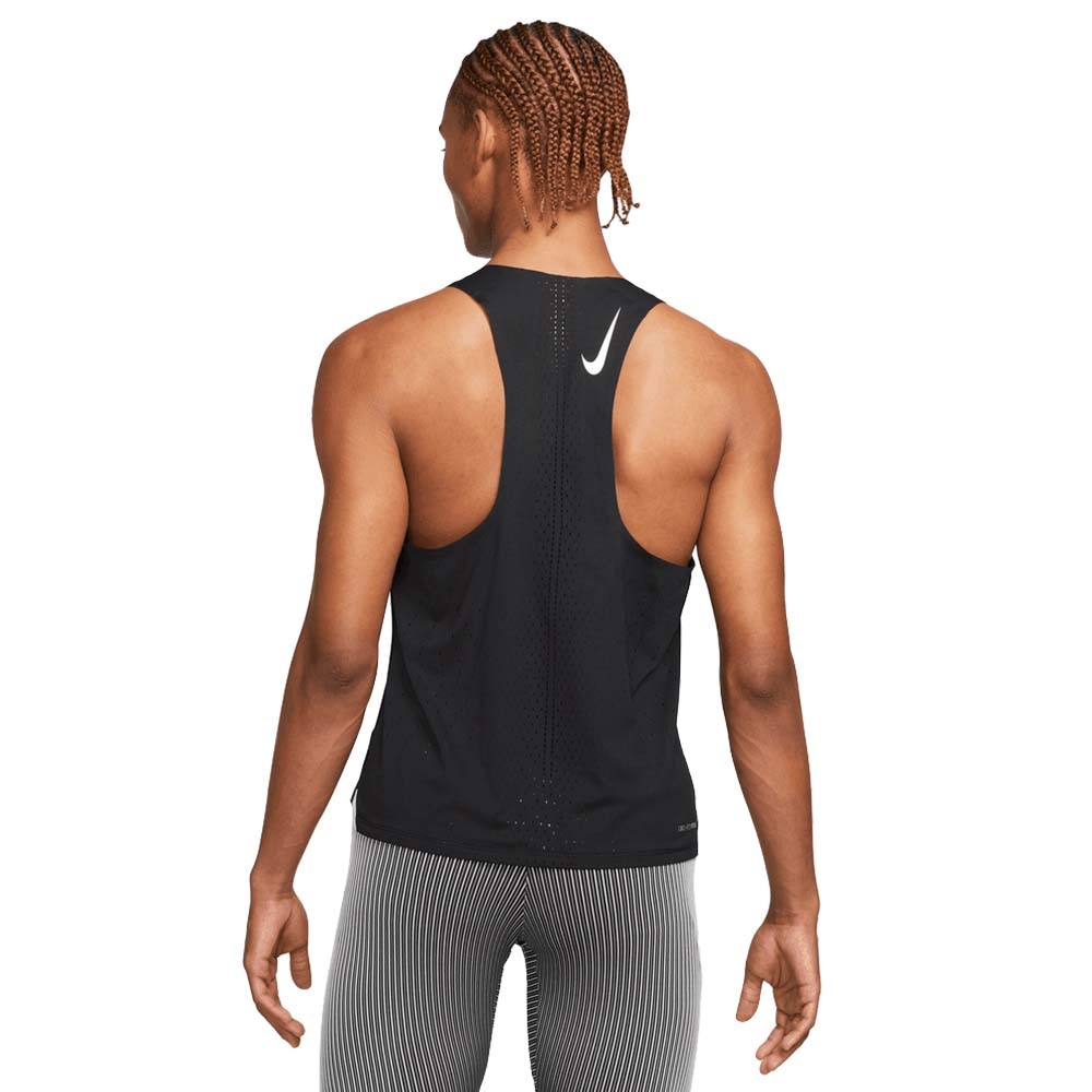 Nike ADV Aeroswift Singlet Herre Sort