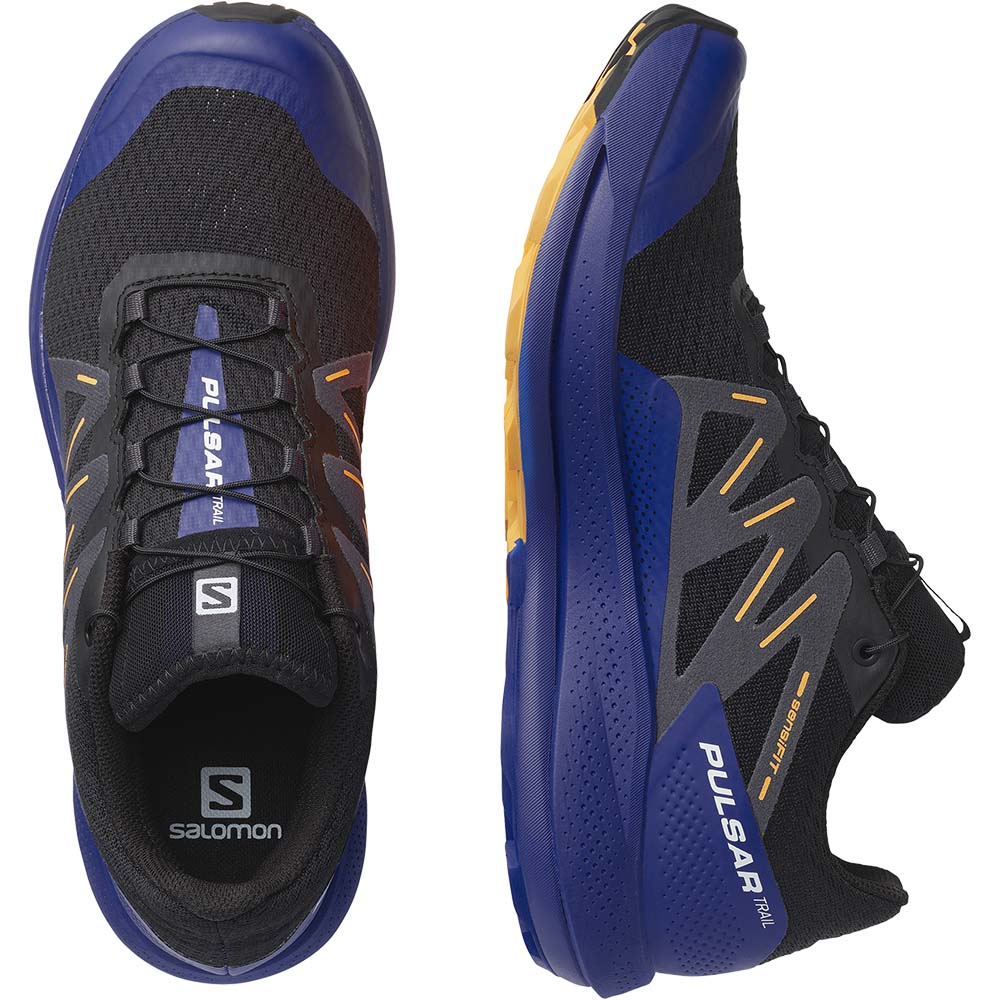 Salomon Pulsar Trail Joggesko Herre Sort/Blå