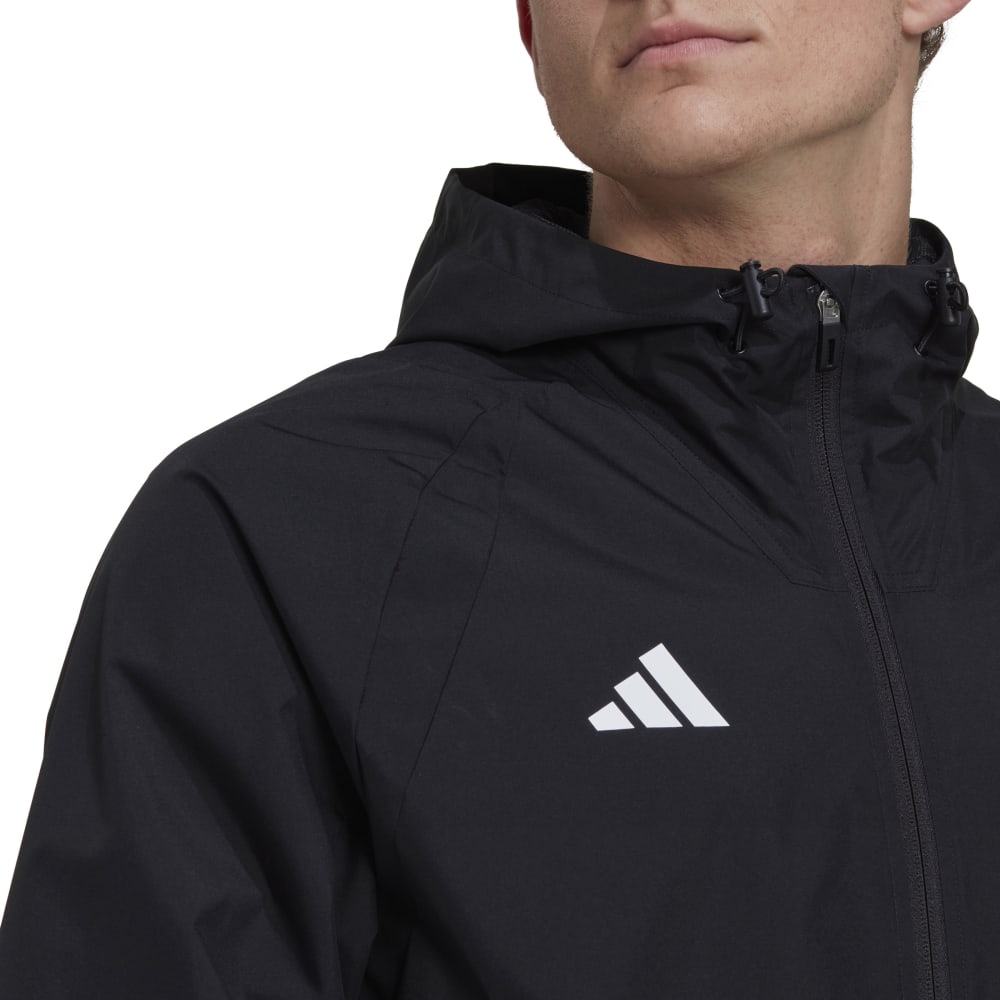 Adidas Hasle Løren Fotball Allværsjakke Sort