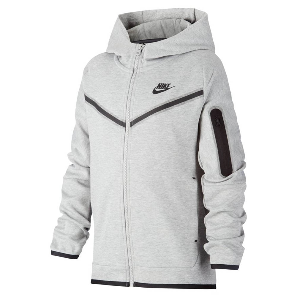 Nike Tech Fleece Hettegenser Barn Grå