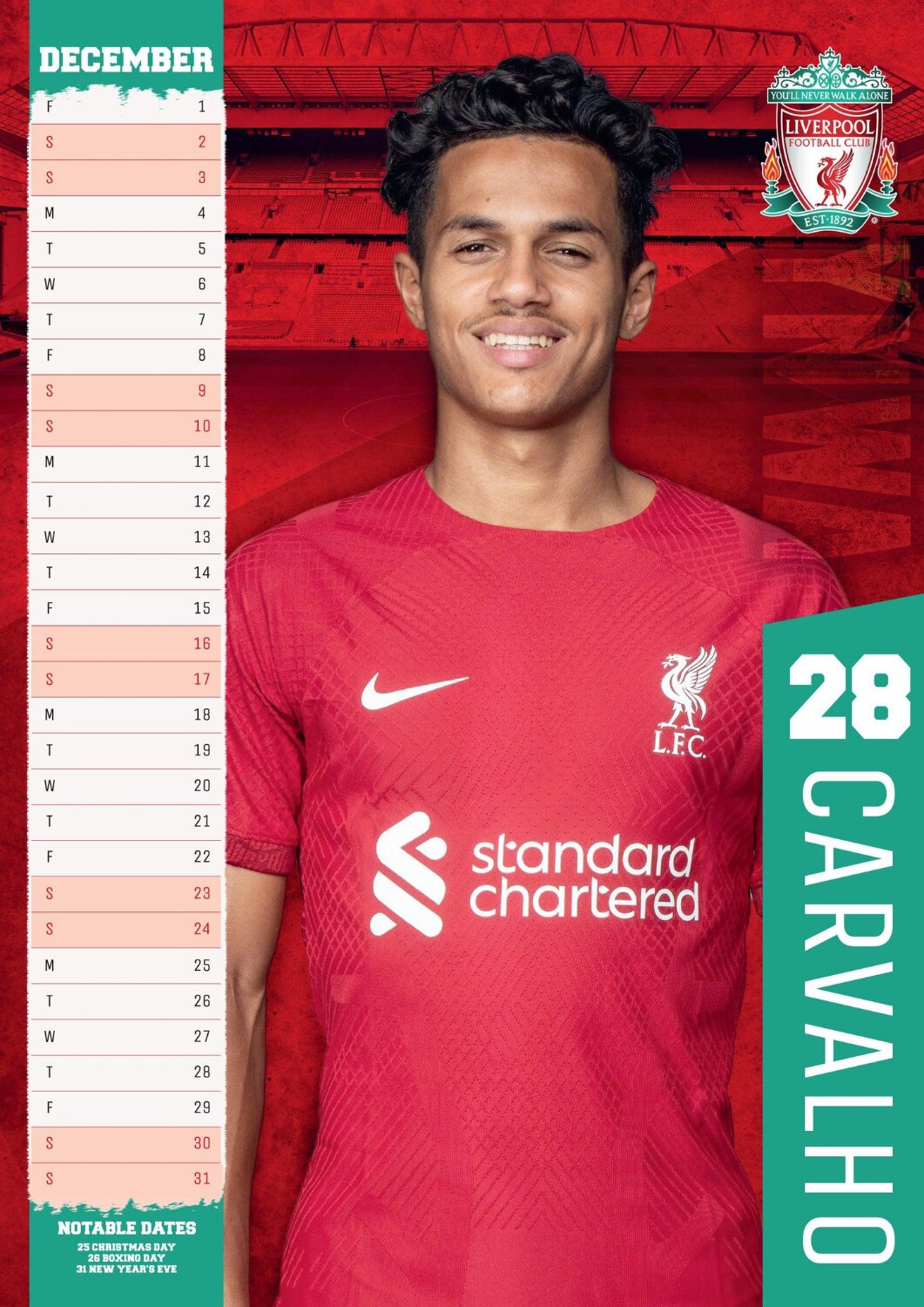 Official Product Liverpool FC Kalender 2023