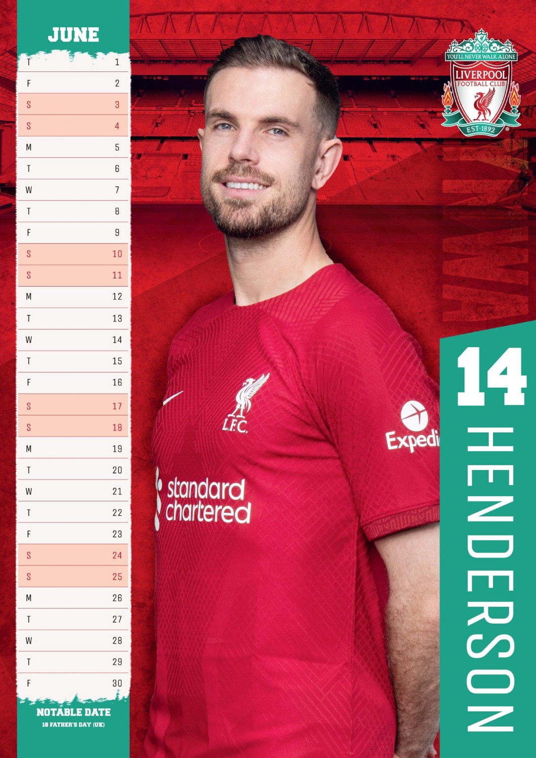 Official Product Liverpool FC Kalender 2023