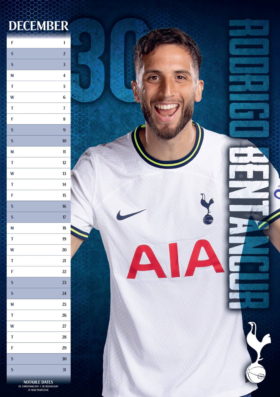 Official Product Tottenham Kalender 2023