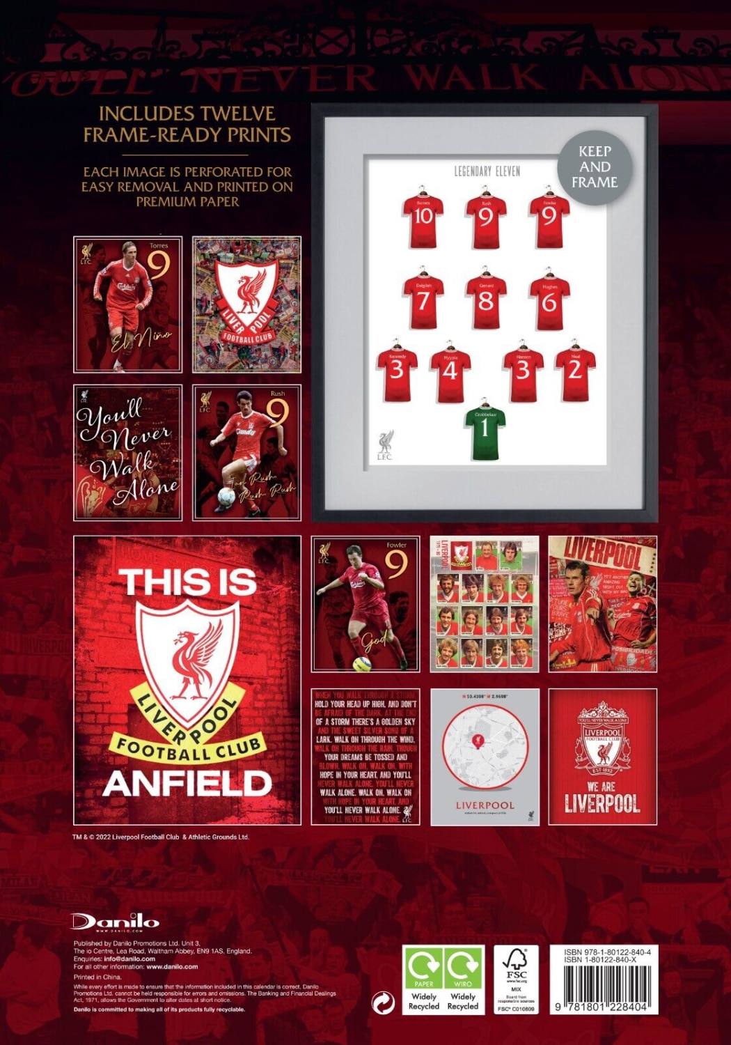Official Product Liverpool FC Deluxe Kalender 2023