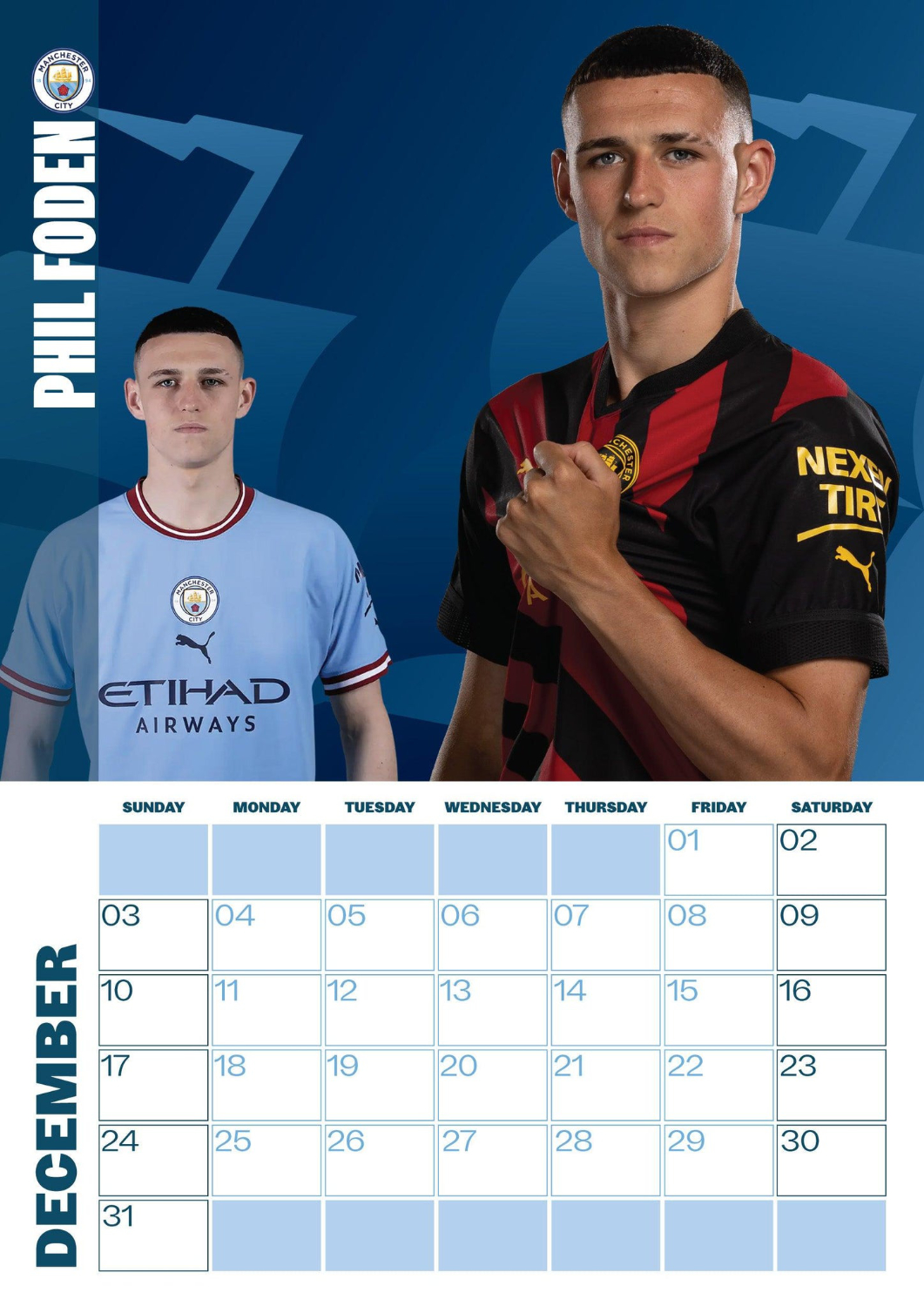 Official Product Manchester City Kalender 2023 Torshov Torshov Sport