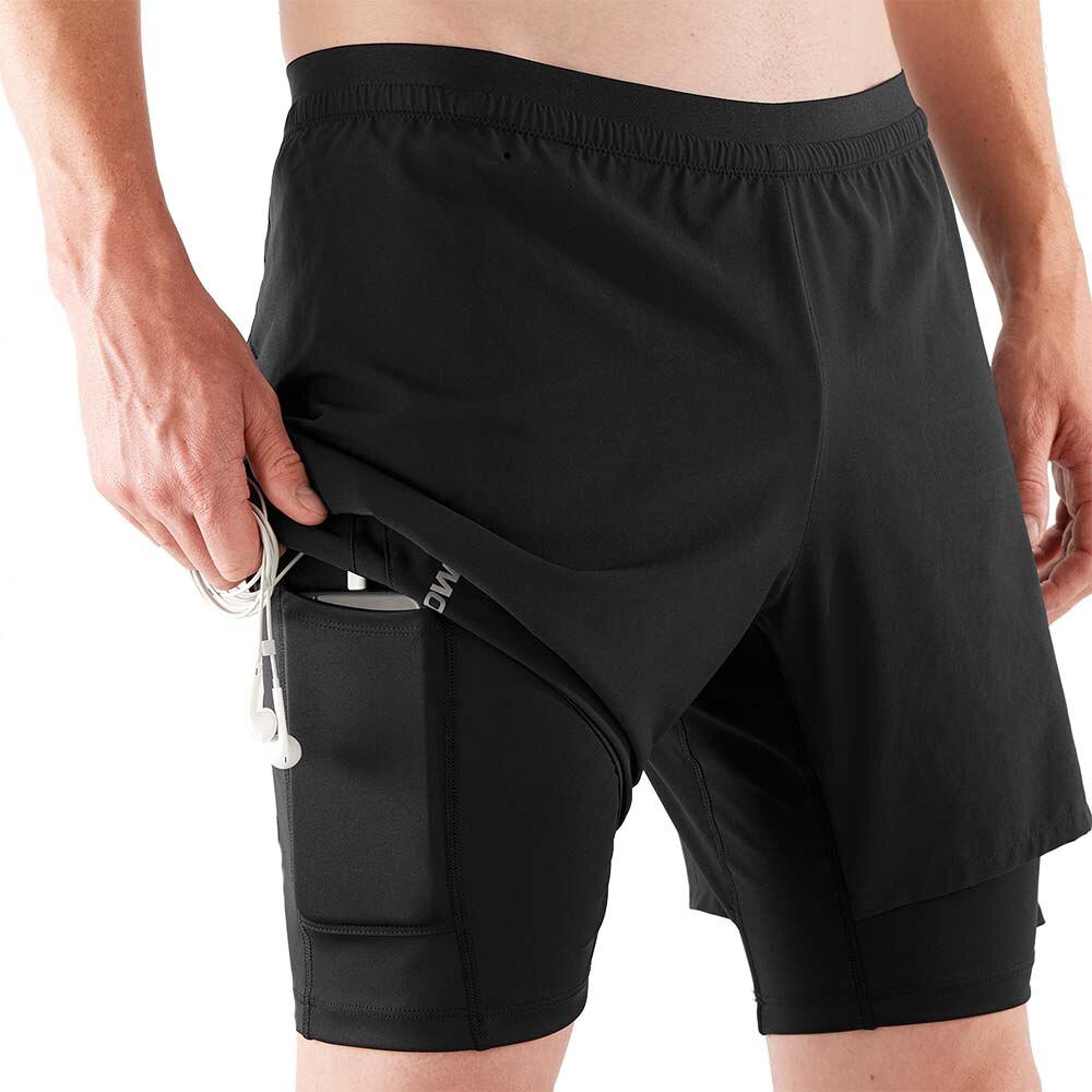 Salomon Cross TW Shorts Herre Sort 