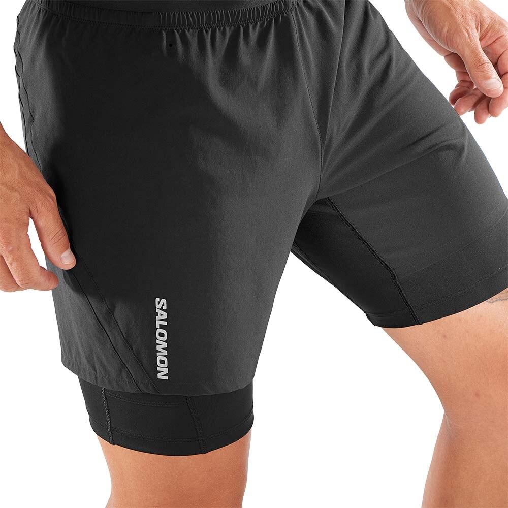 Salomon Cross TW Shorts Herre Sort 