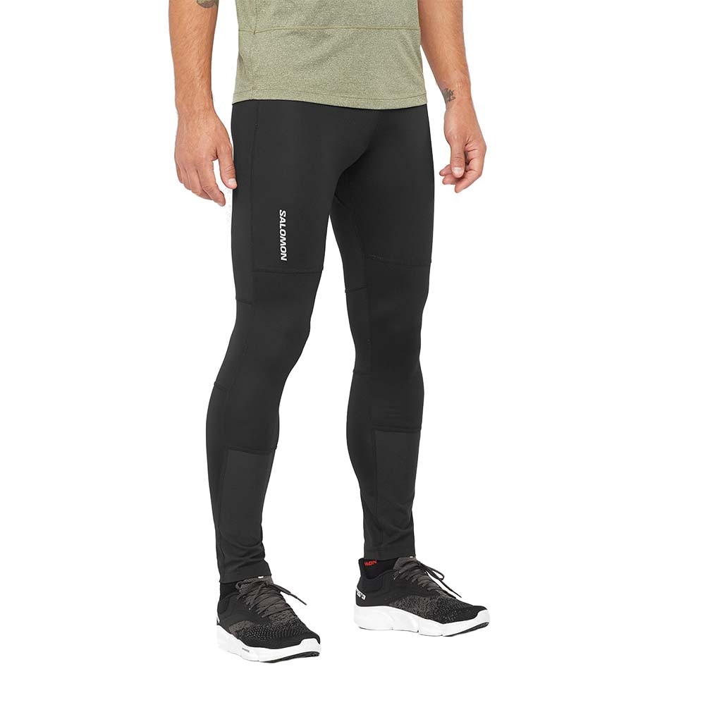 Salomon Cross Run Tights Herre Sort 