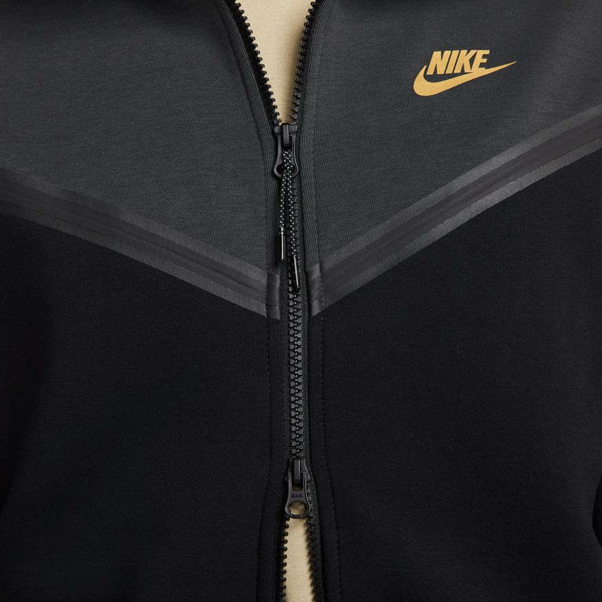 Nike Tech Fleece FullZip Hettegenser Sort/Grå