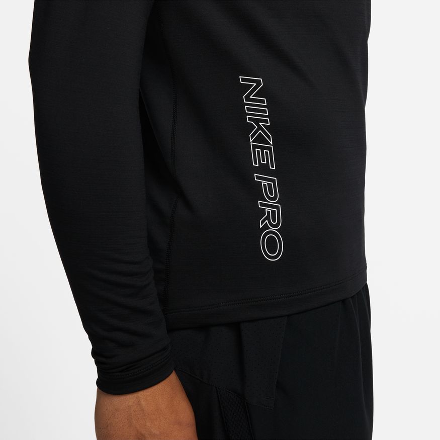 Nike Pro Warm Baselayer Langermet Sort