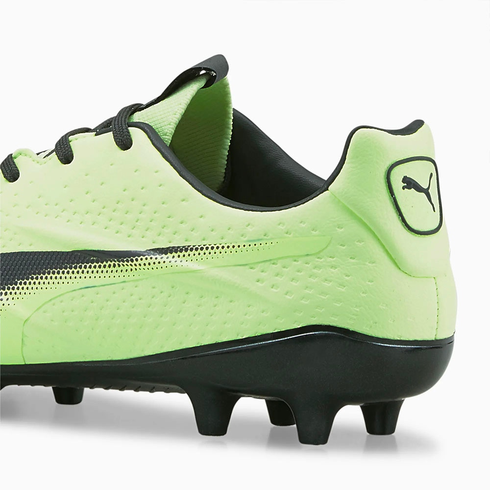 Puma King Platinum 21 FG/AG Fotballsko Vegan Grønn