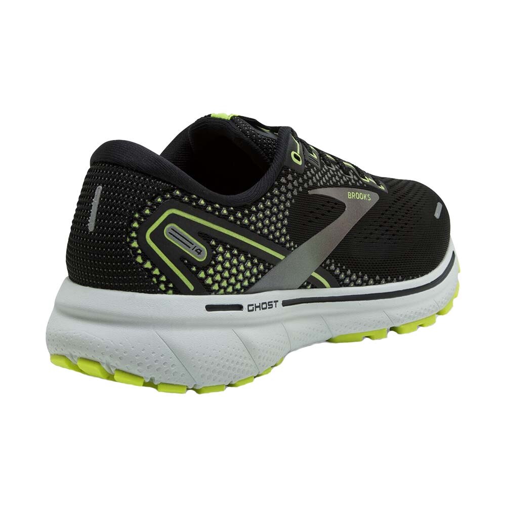 Brooks Ghost 14 Joggesko Dame Sort/Volt 