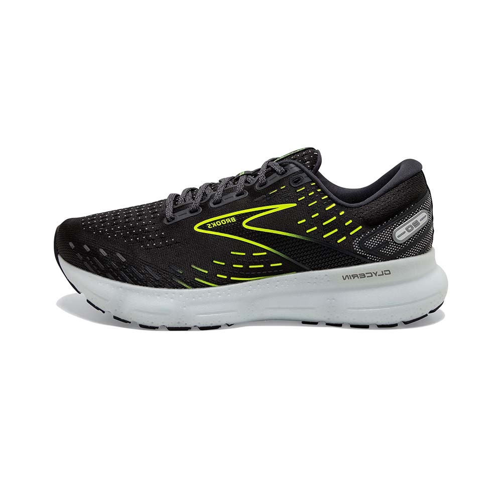 Brooks Glycerin 20 Joggesko Dame Sort/Volt 