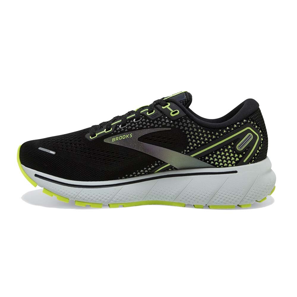 Brooks Ghost 14 Joggesko Herre Sort/Gul