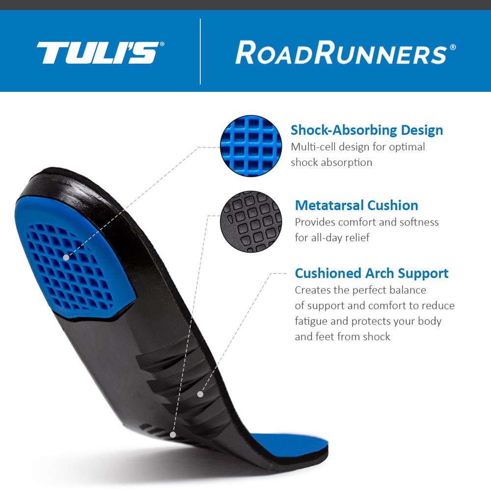 Tulis Road Runners Støtdempende Såle Strl. 45-46