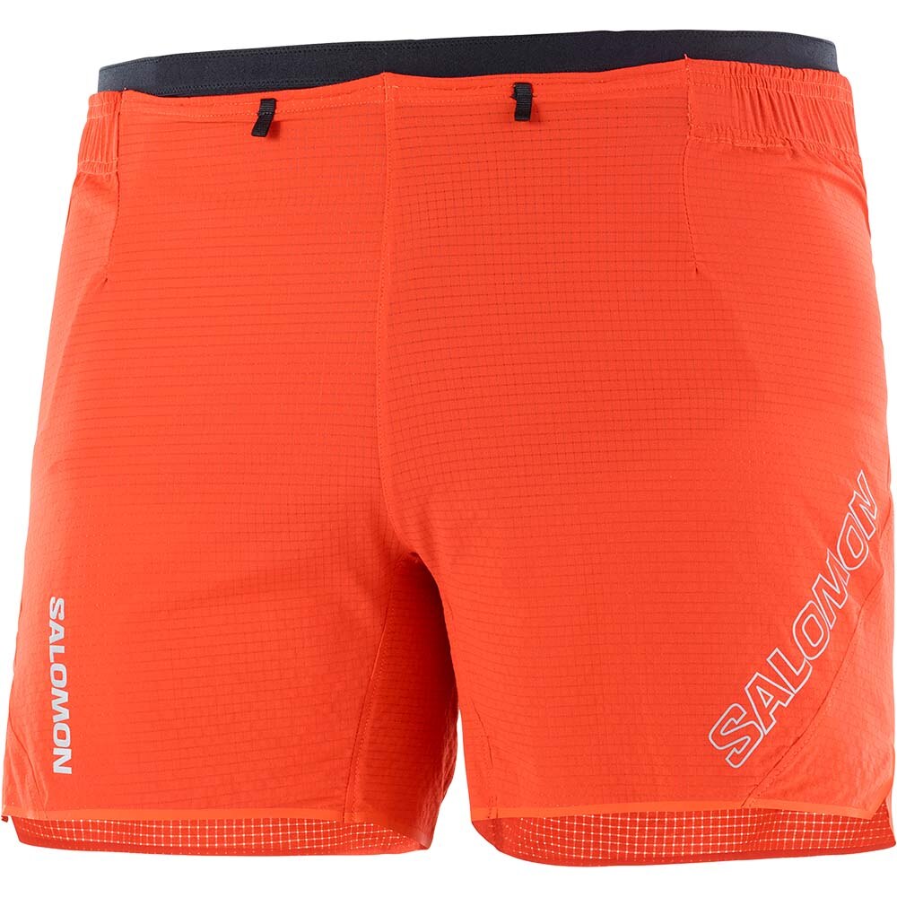 Salomon Sense Aero 5" Løpeshorts Herre Rød