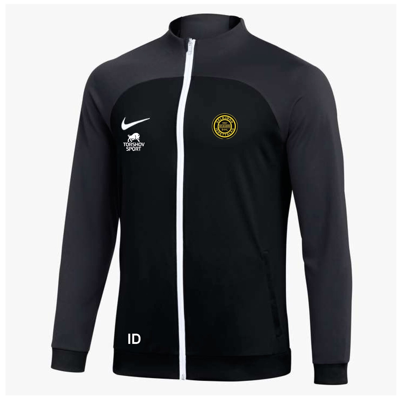 Nike Selbjørn IL Treningsjakke Barn Sort