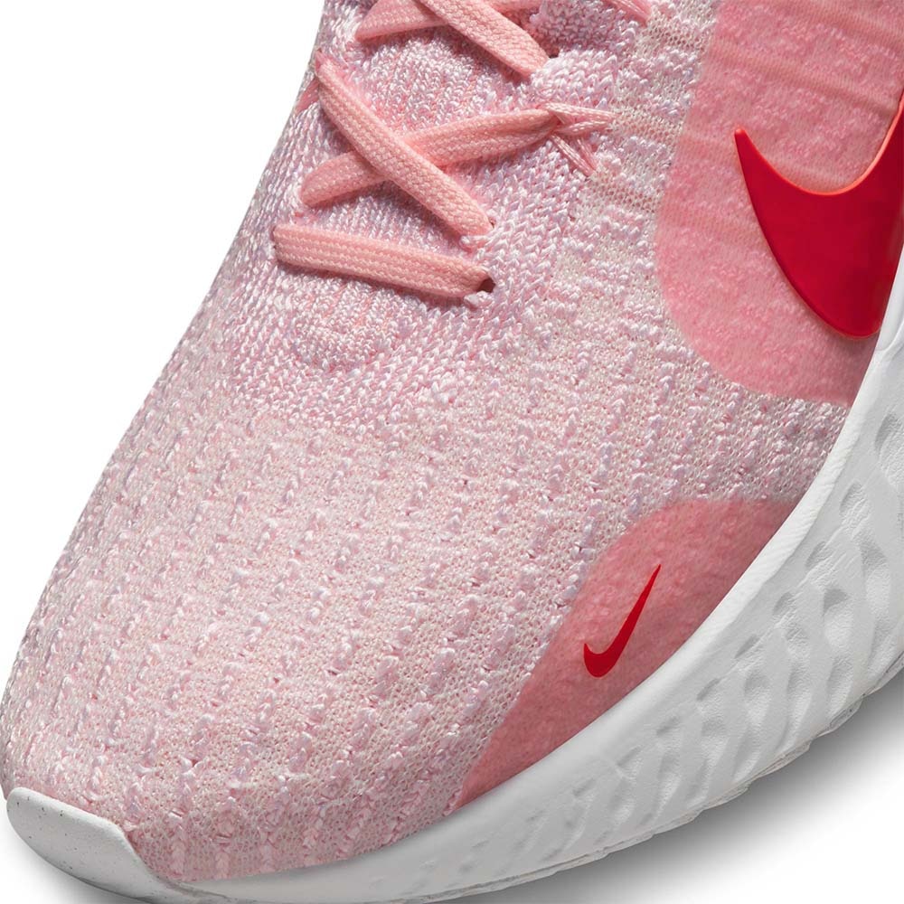 Nike React Infinity Run FlyKnit 3 Joggesko Dame Rosa/Rød